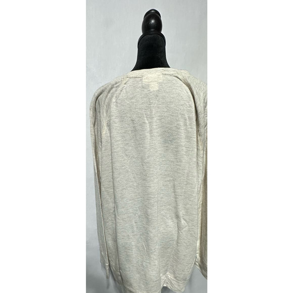 Style & Co Women's 3XL Beige‎ Medallion Embellished Long Sleeve Round Neck Top - Picture 2 of 5